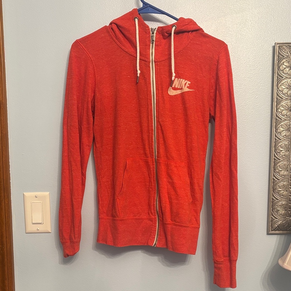 Nike Red Women's Hoodie Jacket